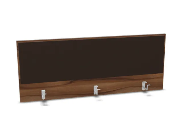 opzetpaneel bureau aanbouw achter NP-tiepolo nut BN2036-bruin 1400mm