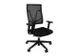 Siège de bureau dossier maille noir piètement noir