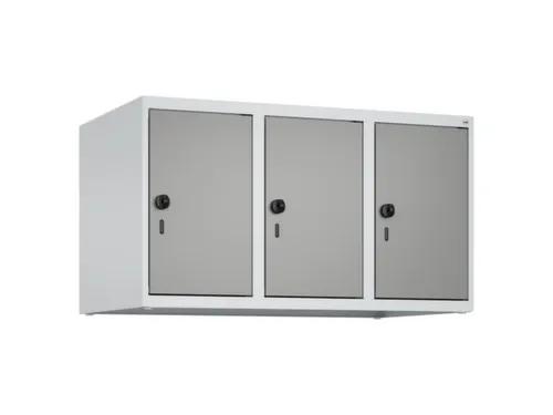 opzetkast,v. locker,3vak.,vak B 300mm,HxBxD 500x900x500mm,draaigrendel