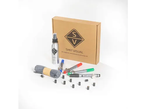 Starterkit Deluxe voor whiteboards (volledig magnetisch)