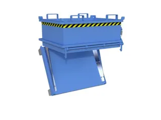 mini-bodemklepcontainer,HxLxB 625x800x1000mm,0,24m³,inrijbeugel,staal - 5