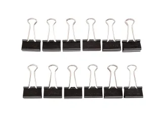 Papierklem MAUL 215 foldback 25mm capaciteit 9mm zwart - 5