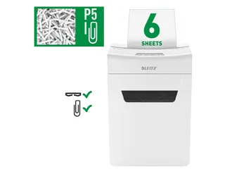 Papiervernietiger Leitz IQ Protect Premium 6M snippers 2x15mm - 3