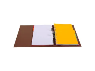 Ordner PVC Prem'Touc h A4 70 mm bruin - 2