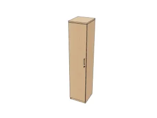 kantoorkast,HxBxD 1895x400x445mm,NE-esdoorn - 2