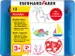 Craie pour bain Eberhard Faber 10 pièces avec 5 pochoirs