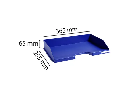 Brievenbak COMBO hor izontaal do-blauw