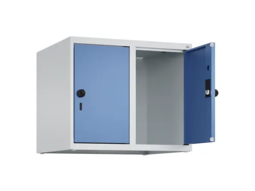 opzetkast,v. locker,2vak.,vak B 300mm,HxBxD 500x600x500mm,vleugeldeur