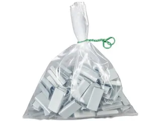 Geplastificeerde snelbinder groen 1 mm x 200 mm 1000 Stuks - 2