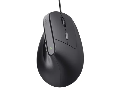 Trust BAYO II Ergonomische muis bedraad Zwart 25144