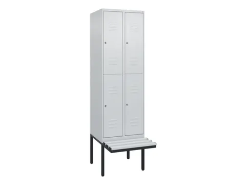 Dubbeldekse dekenkist,HxBxD 2120x600x815mm,2x2vak.,vak B 300mm