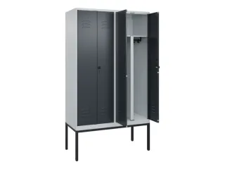 PBM-locker,HxBxD 2120x1200x500mm,4vak,vak B 300mm,draaigrendel - 2