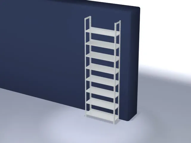 dossierstelling,grondveld,HxBxD 2900x1000x300mm,vaklast 60kg