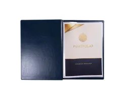 Showalbum Multo Hannibal A4 10 tassen blauw kunstleder