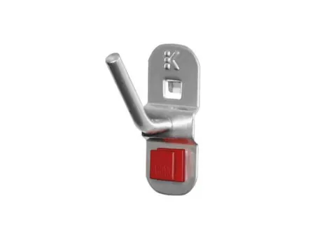 Abax Schuine Haak Voor Geperforeerde Platen L 40mm Aluminium