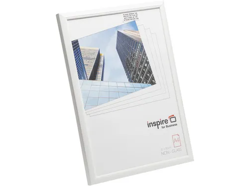 Hampton fotokader, 1.4 cm PVC profiel, wit, A4
