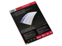 Lamineerhoes GBC A4 highspeed 2x80micron 100stuks