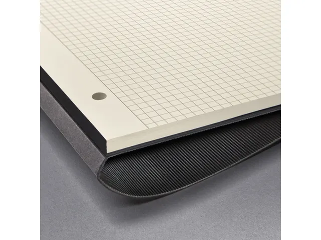 Bloc de correspondance Sigel Conceptum softcover A4 noir quadrillé