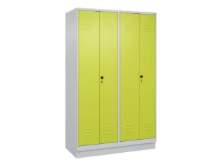 PBM-locker,HxBxD 1950x1200x500mm,4vak,vak B 300mm,draaigrendel - 1