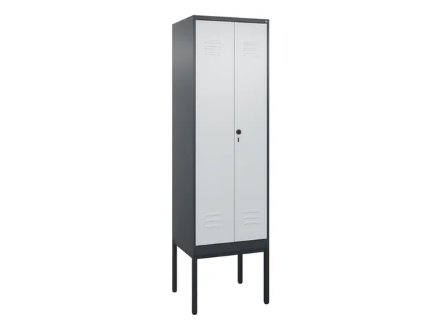 locker voor scheiding van kleding,HxBxD 2120x600x500mm,2vak