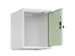 opzetkast,v. locker,1vak.,vak B 400mm,HxBxD 500x400x500mm,draaigrendel