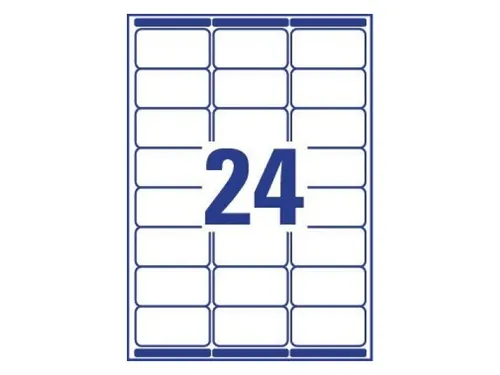 Adresetiket Avery QuickPeel L7159-100 63.5x33.9mm Wit 2400 stuks