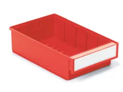 stellingbak,HxBxD 82x186x300mm,PP,rood