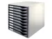 Ladenbox Leitz 5281 10 Laden Grijs