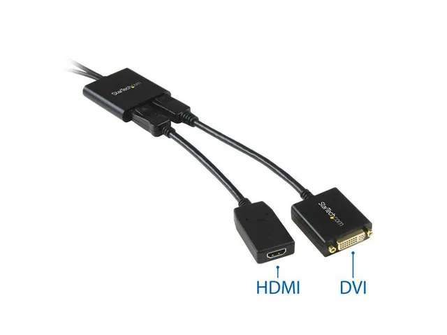 Mini Displayport Naar Displayport Multi-monitor Splitter 2-Poorts Hub