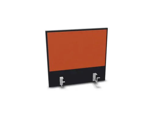 opzetpaneel,v. bureau,aanbouw achter,B 600mm,CC-zwart,BN3012-oranje