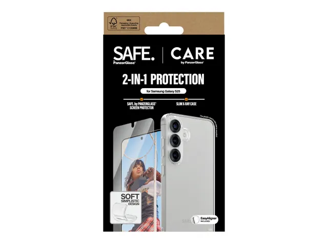 PanzerGlass CARE by Fashion 2-in-1 Bundle Samsung Galaxy S25, Samsu