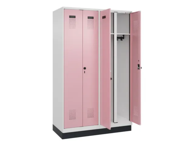 locker voor scheiding van kleding,HxBxD 1950x1200x500mm,4vak