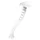 kabelworm,v. bureau,L 820mm,transparant