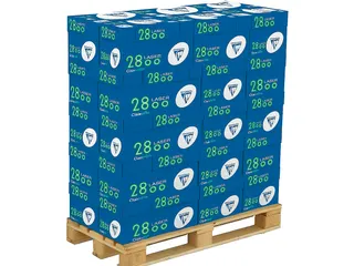 Kopieerpapier Clairfontaine A4 80 Gram Halve Pallet - 1