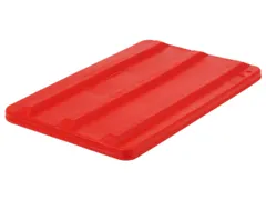 Deksel Voor Verrijdbare Rechthoekige Bak 135 Liter Rood
