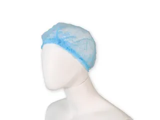 Haarnet Hynex clip non-woven blauw pp 100 stuks - 3
