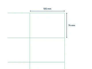 Etiket Qbasic A4 1.000 vel 105x74 mm 8000 labels - 2