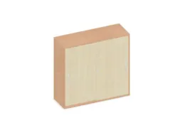 Schuifdeurkast 1150x1200x430mm Romp Beuken Decor Front Esdoorn
