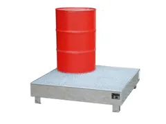 Opvangbak V. 4x 200l Vaten 230l 285x 1200x 1200mm Rooster