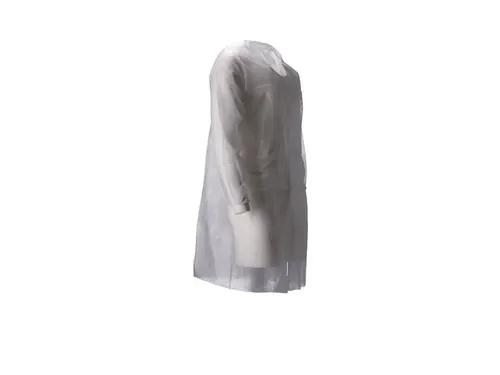 CMT pp non woven bezoekersjas Wit Maat XXXL light weight 100 Stuks