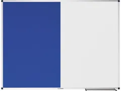 UNITE combibord blauw vilt-whiteboard 90x120cm