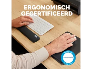 Polssteun Fellowes Breyta compact zwart 6x32cm - 14