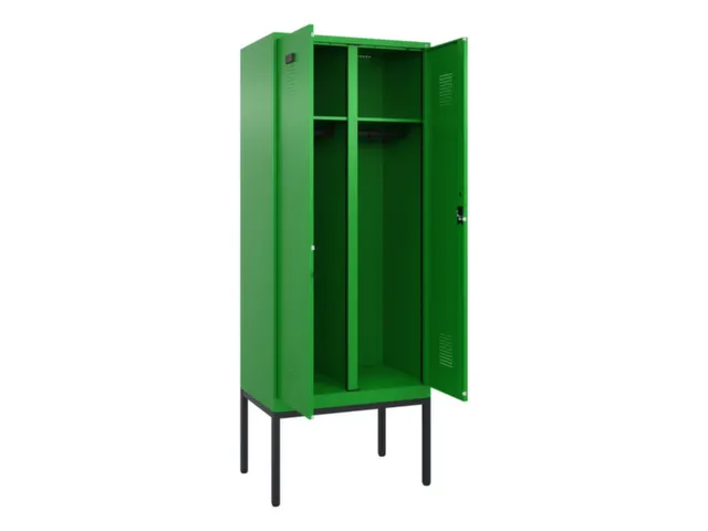 locker voor scheiding van kleding,HxBxD 2120x800x500mm,2vak