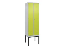 locker voor scheiding van kleding,HxBxD 2120x600x500mm,2vak