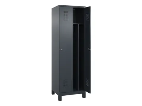 locker voor scheiding van kleding,HxBxD 1950x600x500mm,2vak