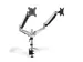 Bras 2 édrans 15-32 inch Vérin Argent