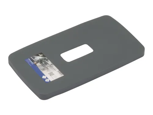 Deksel opbergbox Kangaro S PP antraciet geschikt voor 5/8 liter