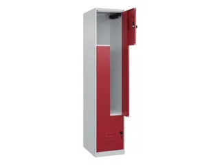 Z-garderobekast,HxBxD 1850x400x500mm,vak B 200/400mm,draaigrendel - 2
