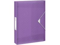 Colour'Breeze elastobox, ft A4, 4 cm, lavendel