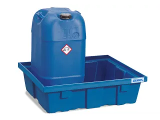 PE-opvangbak,v. 2x60l vat,opvangvol. 60l,HxBxD 300x645x795mm - 2